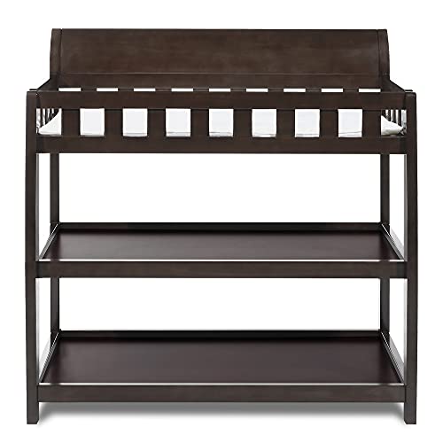 Delta Children Bentley Changing Table with Changing Pad, Chocolate - Image 6