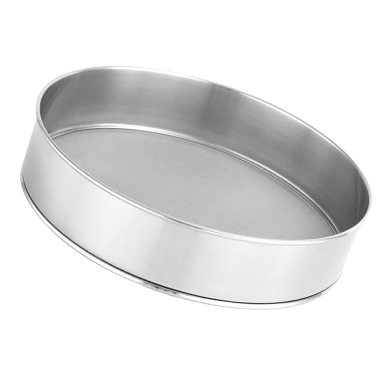 KICHOUSE Stainless Steel Handheld Flour Sifter with Fine Mesh Sieve Round Baking Strainer for Cake Sugar and Confectioners Dusting Essential Kitchen Tool for Fluffy Breads