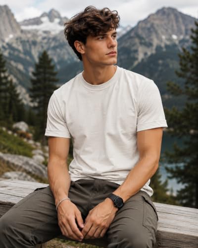 Image of INKKR Men's Solid Round Neck Half Sleeve Classic Cotton Bio-wash T-Shirt Combo | Crew Neck Cotton Tshirt for Men Combo