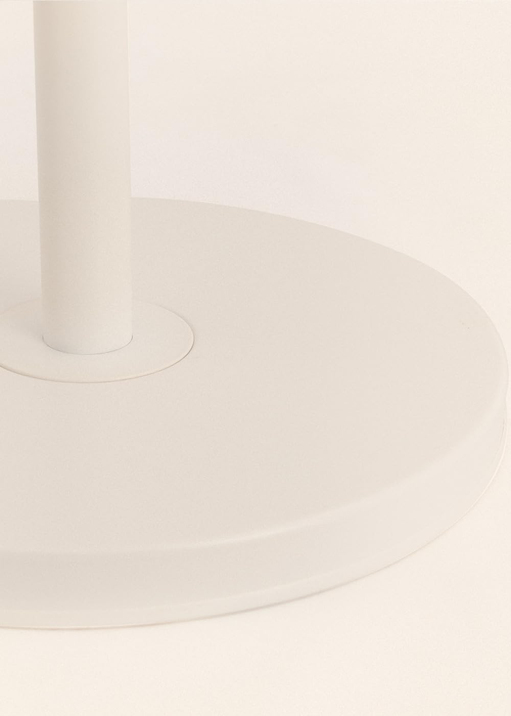 CREATE / AIR STAND WOOD/Ventilador de pie oscilante blanco roto / 50W, altura regulable y ajustable, 3 velocidades, sistema de seguridad, Ø40, mortor de cobre