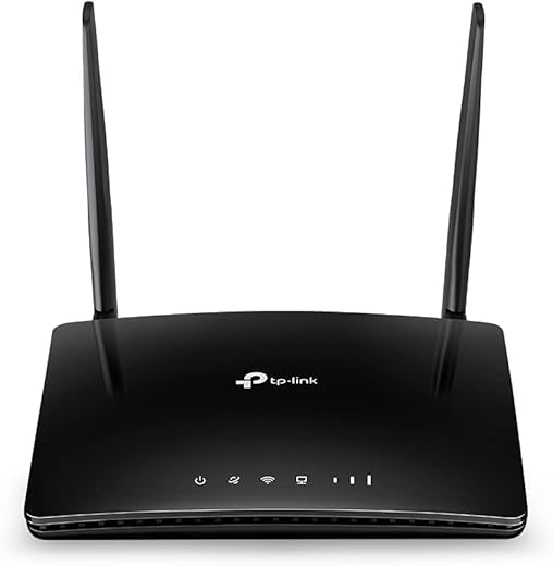 TP-Link Archer MR400 AC1200 Mbps Dual_Band 4G Mobile Wi-Fi, SIM Slot Unlocked, No Configuration Required, Removable Wi-Fi Antennas Router(Black)
