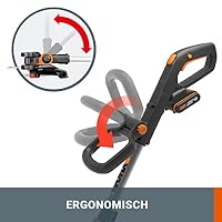 WORX WG163E.9 Akku Rasentrimmer 20V – Rasen – 2-in-1 Funktion: Rasentrimmer und Kantenschneider – Inkl. Distanzschutz, Kantenschneiderad, Fadenspule – Ohne Akku & Ladegerät – Ansicht 4