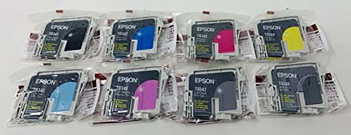 Cartouches Epson T0341 à T0348 d'origine pour Stylus Photo 2100