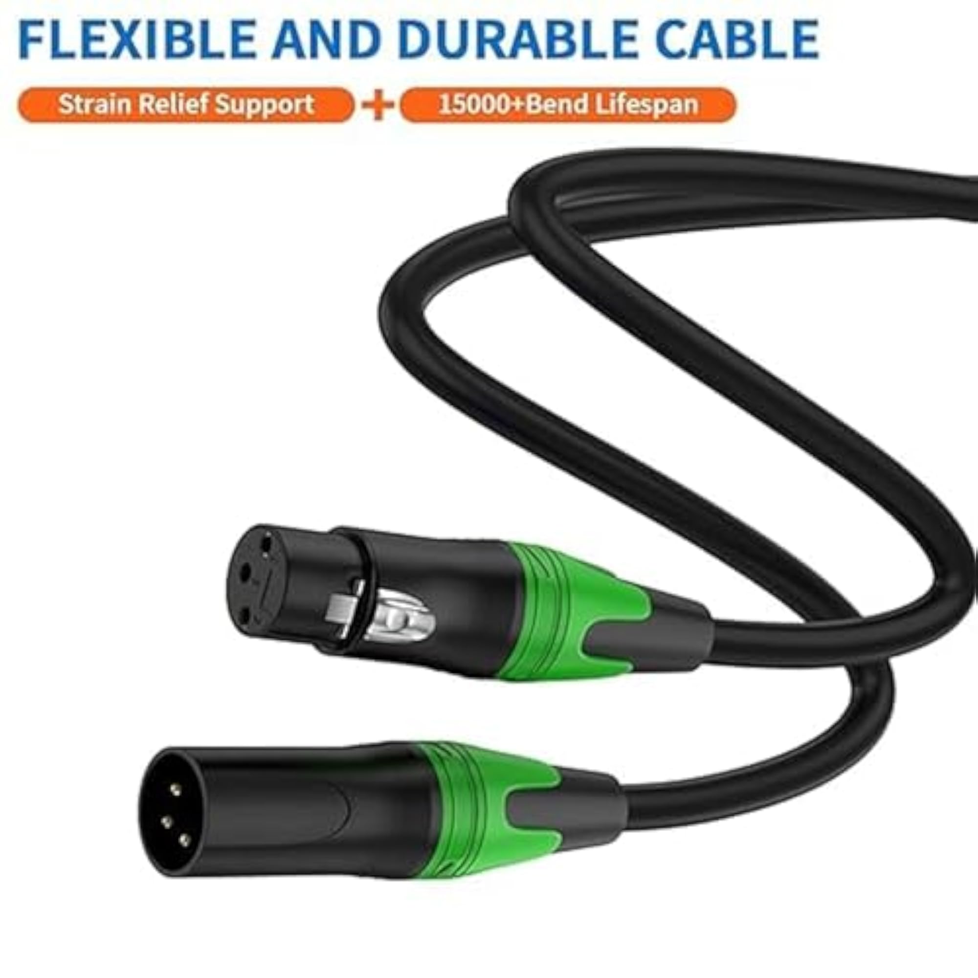 5 Meter XLR Male to Female Microphone Cable