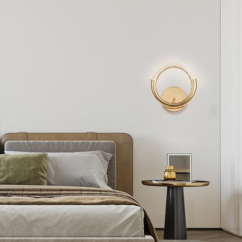 Lámpara de pared moderna con iluminación LED decorativa para salón y pasillo interior 7