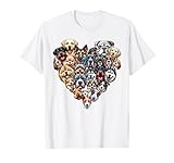 Types Of Dogs Breeds Chart Educational Canine Enthusiast T-Shirt