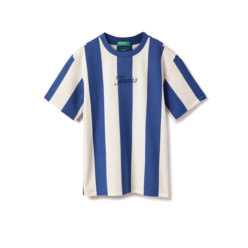 Image of United Colors of Benetton Boy's Striped Regular Fit Tshirt