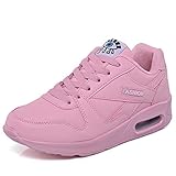 DAYOUT Air Cushion Damen-Sneaker, leichte Laufschuhe für Damen, Sportschuhe, modische Turnschuhe für Damen, hellrosa, 36.5 EU