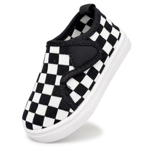 Image of iSusuJo Baby Shoes Boy Girl Walking Slip On Sneakers Infant First Walker Shoes 6 9 12 15 18 24 Months