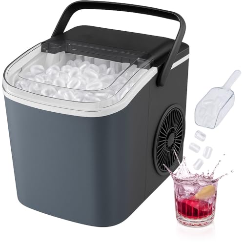 Máquina portatil para hacer hielo de 26 lbs/24h miniatura 1