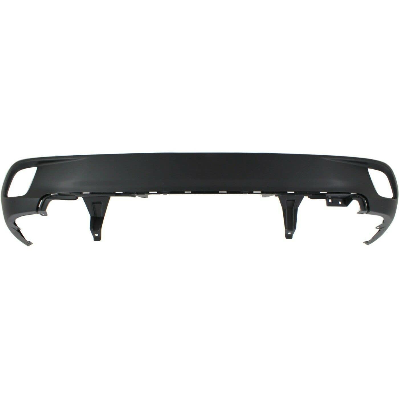 BUMPERS THAT DELIVER - Textured, Black Rear Lower Bumper Cover Fascia for 2014-2019 Toyota Highlander 14-19, TO1115104