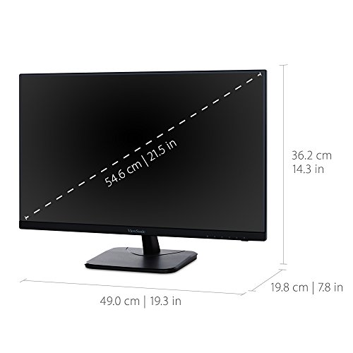 Image of ViewSonic VA2256-MHD 22 Inch 1080p Monitor, IPS Display with FreeSync for Smooth Home and Office Viewing, HDMI, DisplayPort, and VGA Inputs