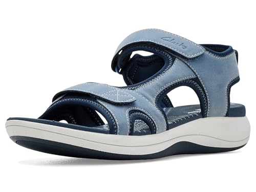 Clarks Mira Bay Sandale plate Femme confortable pour l'été