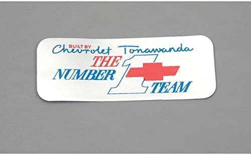 Eckler's Premier Quality Products 50204074 Chevelle Decal Valve Cover Tonawanda No. 1