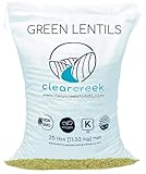 Grown in Montana Green Lentils | 25 lbs | Non-GMO | Kosher | Vegan | Non-Irradiated