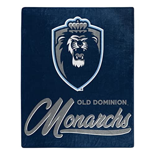 Northwest NCAA Old Dominion Monarchs Unisex-Adult Raschel Throw Blanket, 50" x 60", Signature