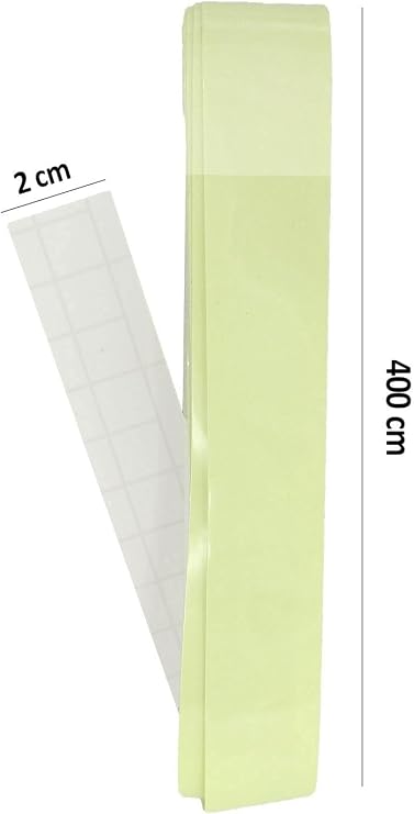 Buffer 2 Adet Karanlıkta Işık Veren Yansıyan 4 Metre Fosforlu Yeşil Şerit Bant Yeşil