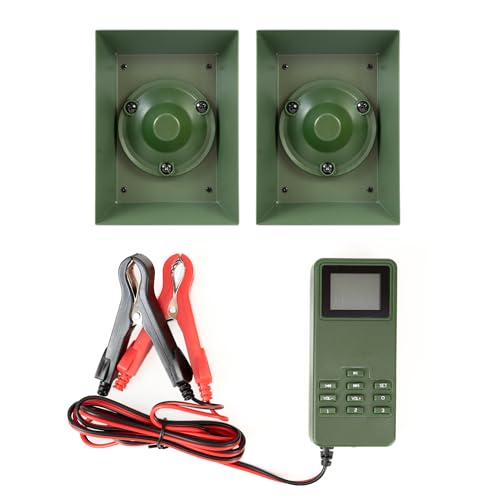 Appels de chasse CP480 double haut-parleur PNI 12V vert