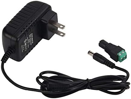 Signcomplex 12V 1A Power Supply Transformer, 12VDC LED Driver Switching Power Supply Adapter for LED Strip Light 12W Max US Plug, UL Listed