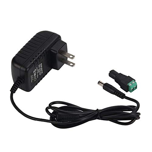 Signcomplex 12V 1A Power Supply Transformer, 12Vdc Led Driver Switching Power Supply Adapter For Led Strip Light 12W Max Us Plug, Ul Listed #TOP25