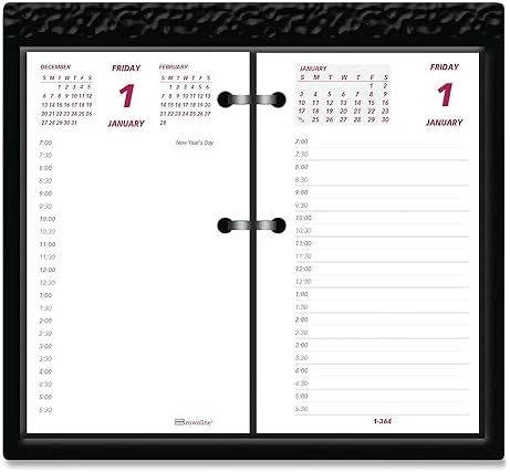 Amazon com : Brownline 2024 Daily Desk Calendar Refill 12 Months