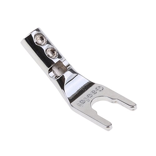 Preisvergleich Produktbild Sharplace 45 ° abgewinkelt Bananenstecker für Lautsprecherkabel - Silber
