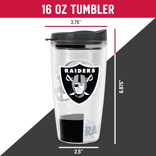 Image of Rico Industries NFL Football Double Wall Classic 16oz Or 20oz Tritan Tumbler W Lid