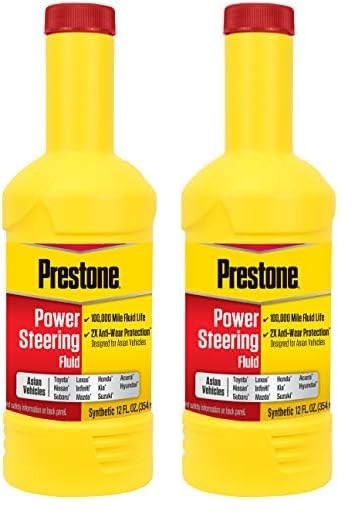 Power Steering Gear Box Damage - 2020-2021 Vicinity Vi38 40 Prestone AS269 Power Steering Fluid for Asian Vehicles - 12 oz. (Pack of 2)