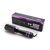 Kiepe 8340 Home Precision Series Airbrush Pro – Warmluftbürste zum gleichzeitigen Föhnen & Stylen, für Volumen, Glätte und geschmeidige Salon-Ergebnisse - Temperaturregelung, rotierender Draht