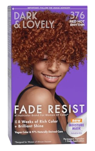 Dark & Lovely Color #376 Red Hot Rhythm pack de 6 miniatura 1