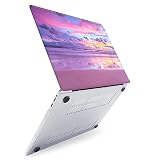 Pokrowiec na laptopa, kompatybilny z MacBook Pro 15 cali z wyświetlaczem Retina model A1398, wydany w 2015, 2014, 2013, 2012, 3D, malowany plastik, twarda obudowa, fioletowy