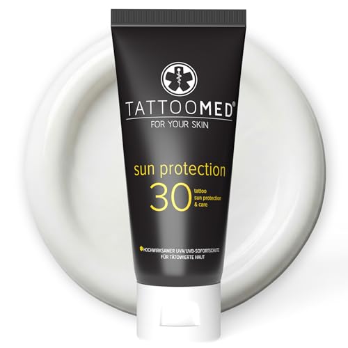 TattooMed Sun Protection LSF30 - Sonnenschutz Speziell für Tätowierte Haut - 1er Pack (1 x 100 ml)
