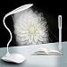 Produktbild Schreibtischlampe + USB Mini Licht, Portable Nachladbare Dimmable Touch Mit Flexible Neck LED Tischleuchten (Augenpflege/ 3 Level Helligkeit) - für Schlafzimmer/Zimmer/Büro/Arbeit/Lesen/Lernen