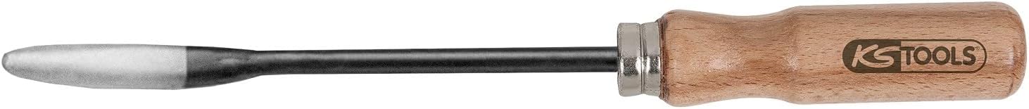 KS Tools 150.3241 Semi-Circular Scraper, Long Solid Scraper, 12.6 inches (320 mm)