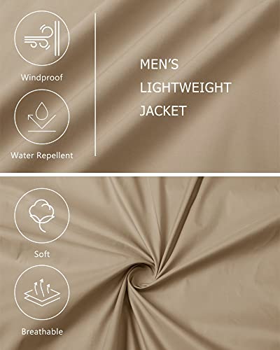 Kefitevd Men's Outdoor Sports Jackets Rib Knit Bomber Jacket Windproof Softshell Jackets Classic Zip Up Cycling Jacket Men #TOP6