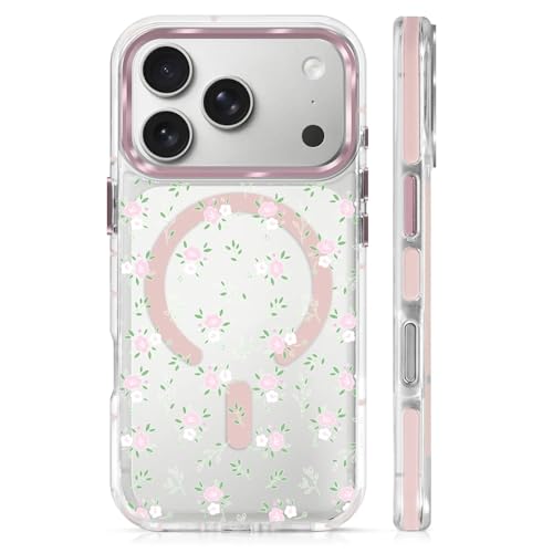 Coque iPhone 17 Pro mignonne fleur blanche pour un style esthétique au quotidien