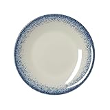 Assiettes plates Ø 23 cm, lot de 6 pièces, marina, porcelaine