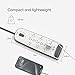 Belkin USB Power Strip Surge Protector - 12 AC Multiple Outlets & 2 USB Ports - 6 ft Long Flat Plug Extension Cord for Home, Office, Travel, Computer Desktop & Charging Brick - White (3,996 Joules)