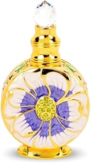 Swiss Arabian Layali Concentrated Perfume Oil, 15ml, Premium Quality Perfume Oil, Men and Women’s Fragrance, Floral Oud Luxurious Blend Perfumes for Women​ and Men