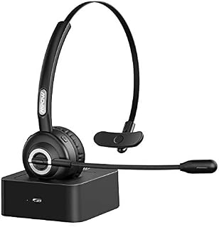 Mpow TH1 Trucker Bluetooth Headsets,Single Ear Wireless Headphones with Noise Canceling Microphone