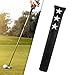 Aosekaa Golf Alignment Stick Cover Protective Case Club Cover Portable Plush Inner Lining Swing Training Golf Indicator Rod Holder, Black