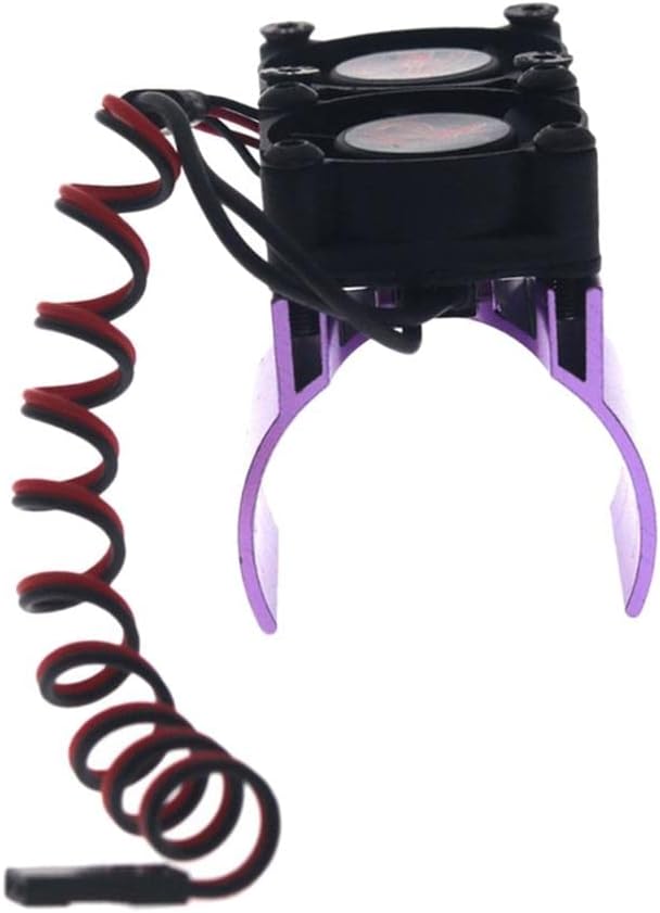Climbing Car Motor Heatsink Radiator with Cooling - Purple