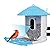 SVBONY SC101 Smart Bird Feeder with HD Camera, AI Bird Identification,High Resolution, Live Stream via WiFi, Auto Capture Videos,Weatherproof, Outdoor Backyard Feeder