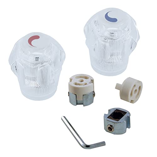 Danco, Pack of 1, White|Clear 80010 Handle UNIV ACRY SM Household, 2 Count