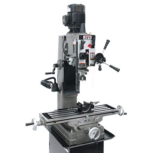 JET JMD-45GH Geared Head Square Column Mill/Drill with Newall DP500 2-Axis DRO