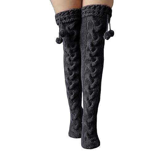 Calcetines de patas de gato Calcetines de invierno cálidos para piernas, calcetines de rodilla para el hogar, pantalones de lana gruesa, polainas de moda, Calcetines De Esquí más Calientes Niño, Le
