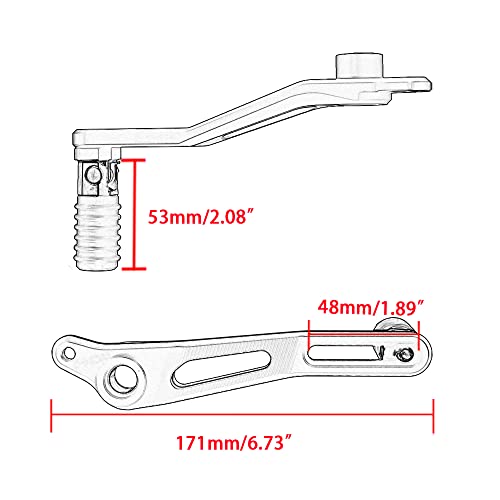 Levier de vitesse moto réglable avec embout pliable Multistrada 1200 - 7
