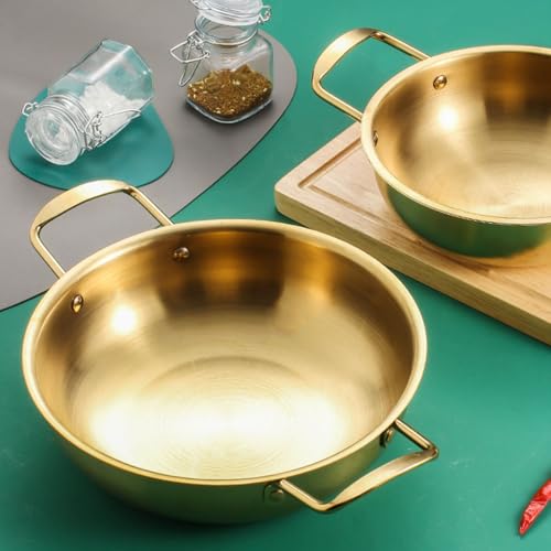 Wok de acero inoxidable con recubrimiento antiadherente miniatura 3