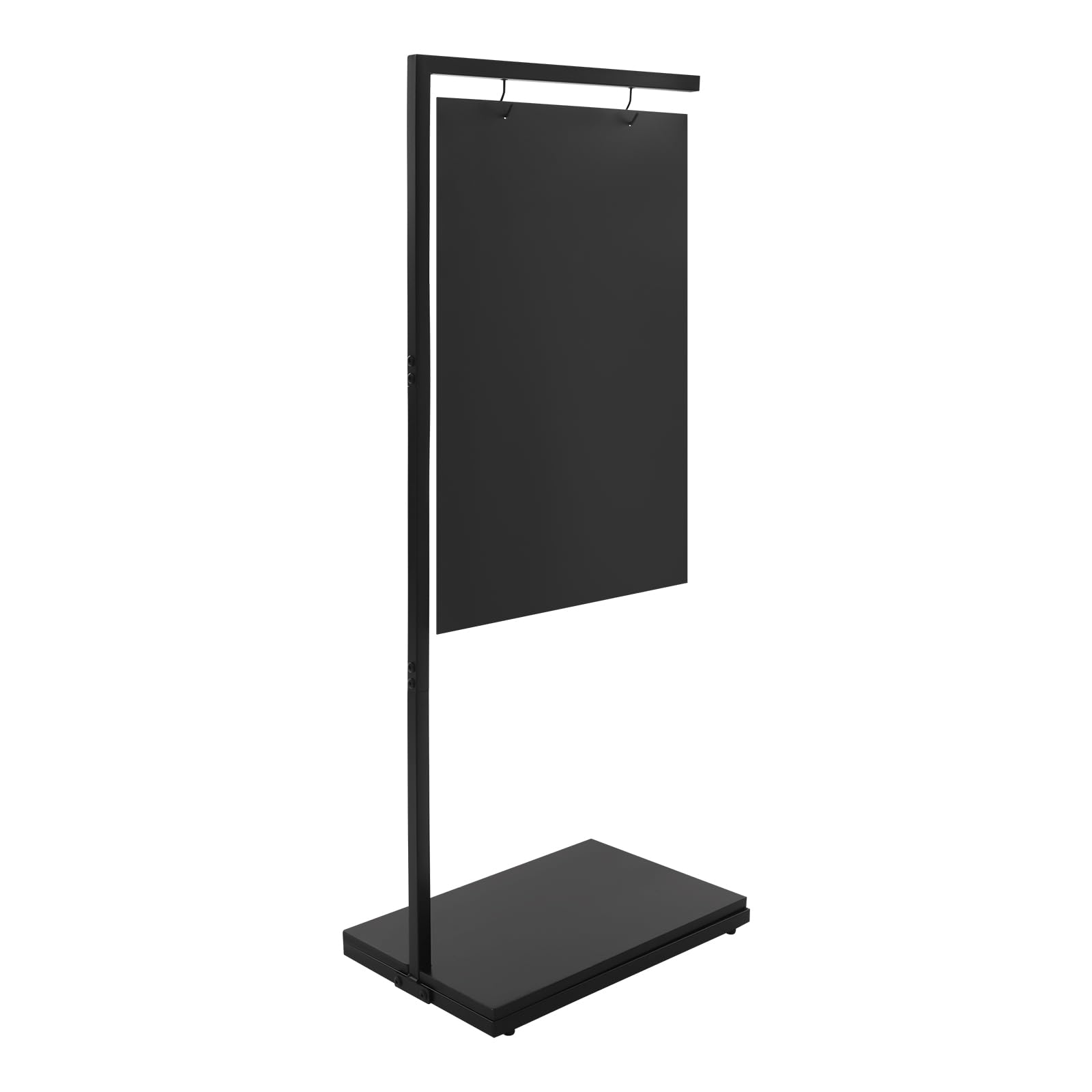 Pizarra de pie independiente, 60 x 40 cm, soporte de información en ambos lados, soporte de información, soporte para carteles, expositores, soporte publicitario, pizarra para la escuela, la oficina y