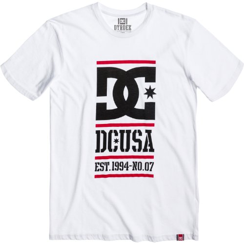 T-shirt DC Shoes homme manches courtes coton Rd Lockup haut de skate casual